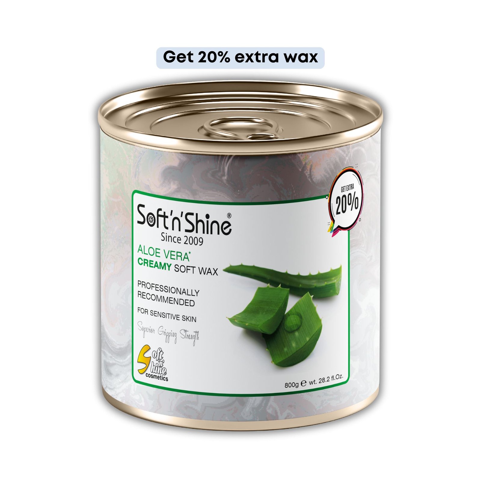 Creamy Soft Wax e800g 20% extra