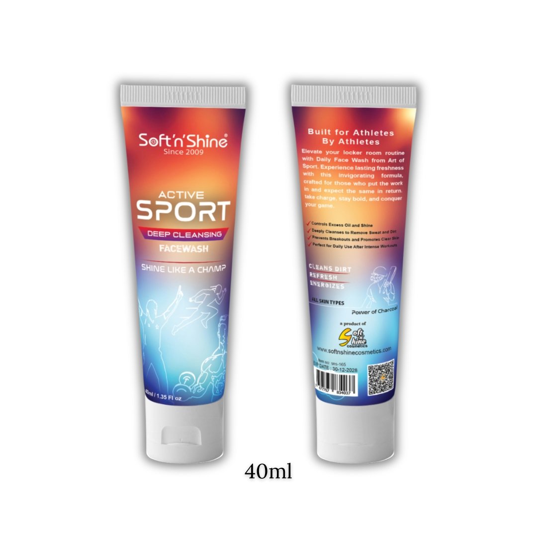 Active Sport Deep Cleansing Facewash - Image 2