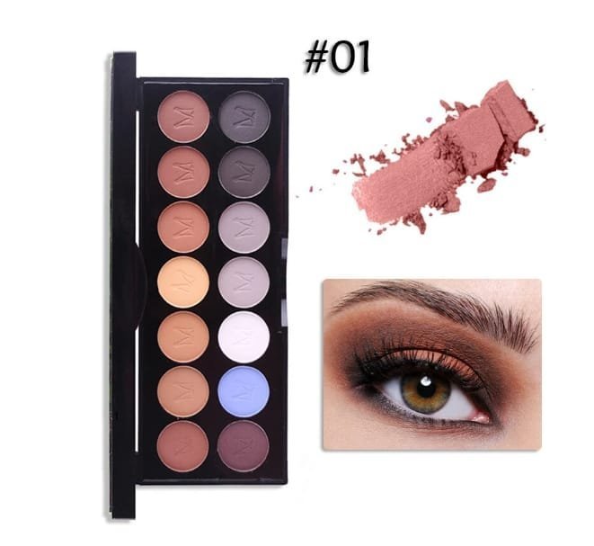 Miss Rose Matte Eye Shadow 14 Color - Image 4