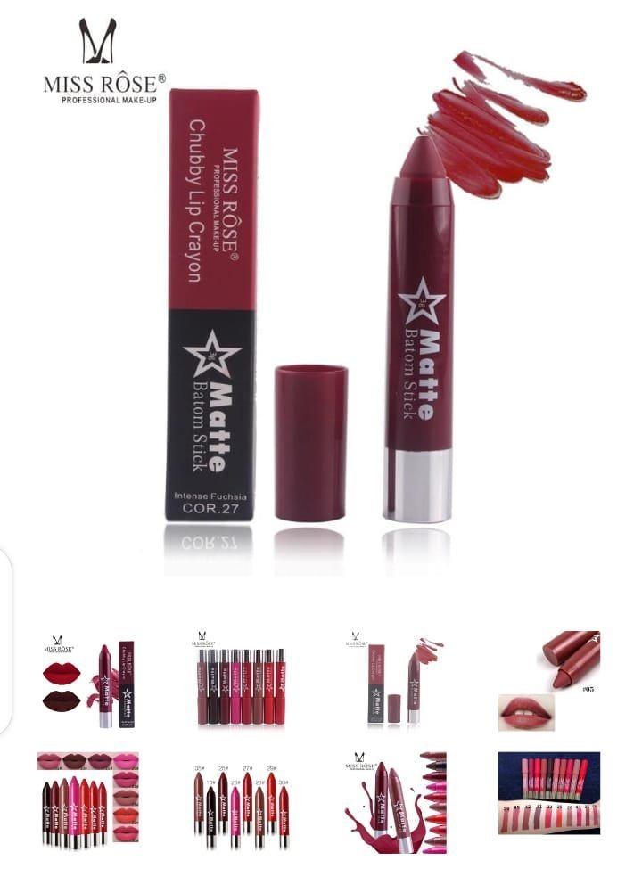 Miss Rose - Waterproof Matte Lip Batom Crayon - Image 15