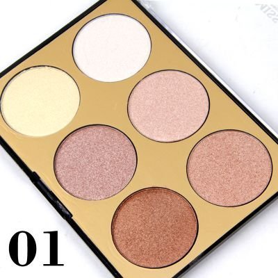 MISS ROSE 6 Color Highlighter Palette - Image 4