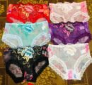 Lace Underwear For Girl's Briefs Pantie For Women's Ladies Undergarments Stylish Net Panties