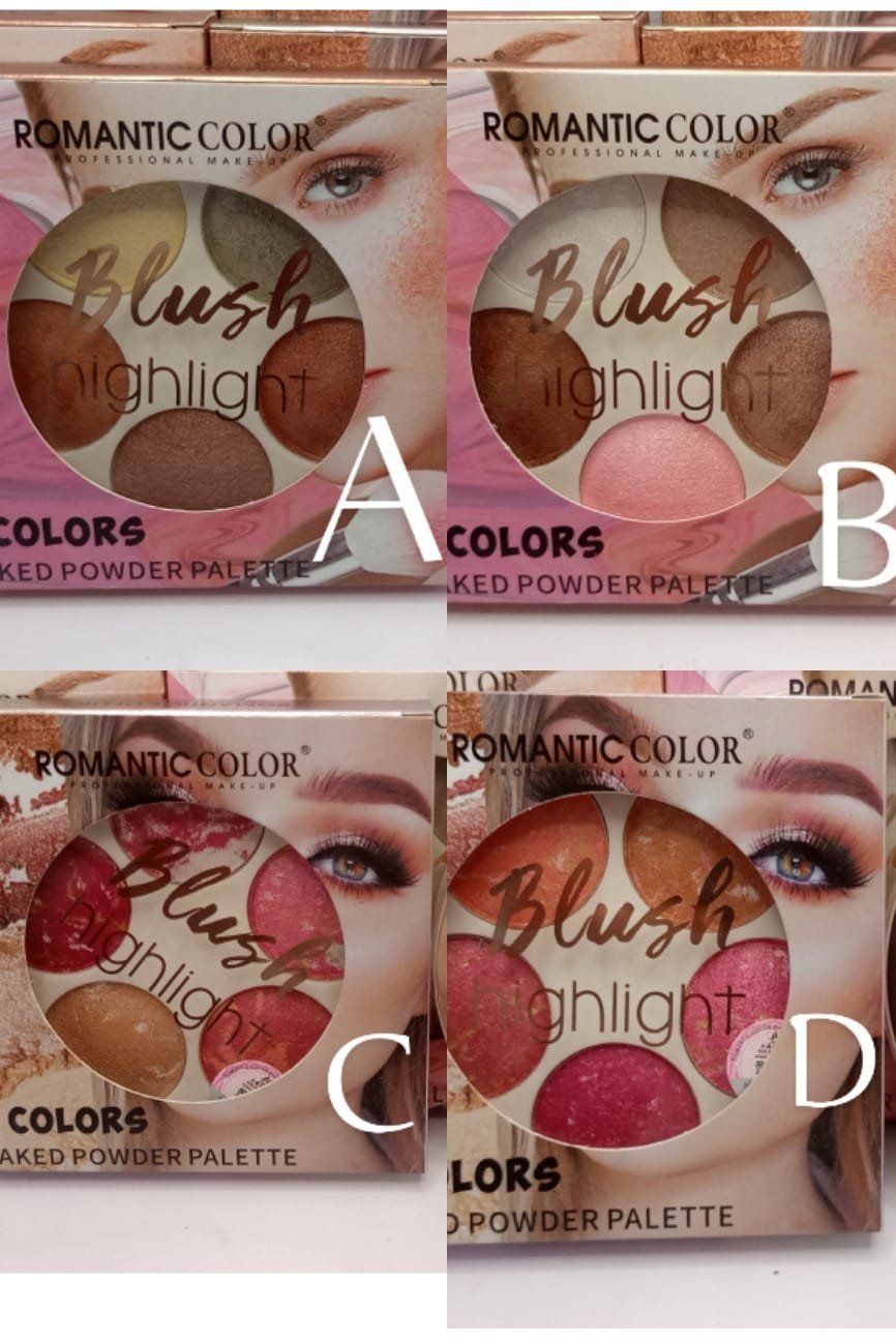 ROMANTIC COLOR 5 COLOUR HIGHLIGHTER - Image 8