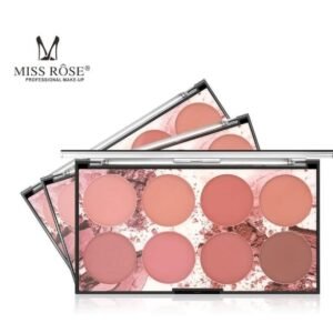 8in1 Miss Rose Blush Palette Blusher Powder Professional Make Up Blush Contour Shadow