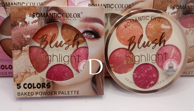 ROMANTIC COLOR 5 COLOUR HIGHLIGHTER - Image 6