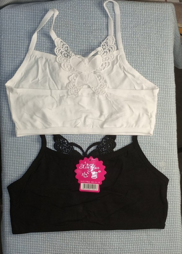 Butterfly Back Design Seamless Soft Cotton Sports Bra - Image 7