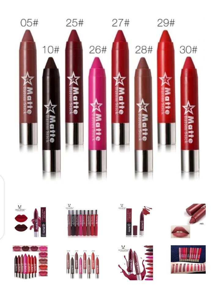 Miss Rose - Waterproof Matte Lip Batom Crayon - Image 2