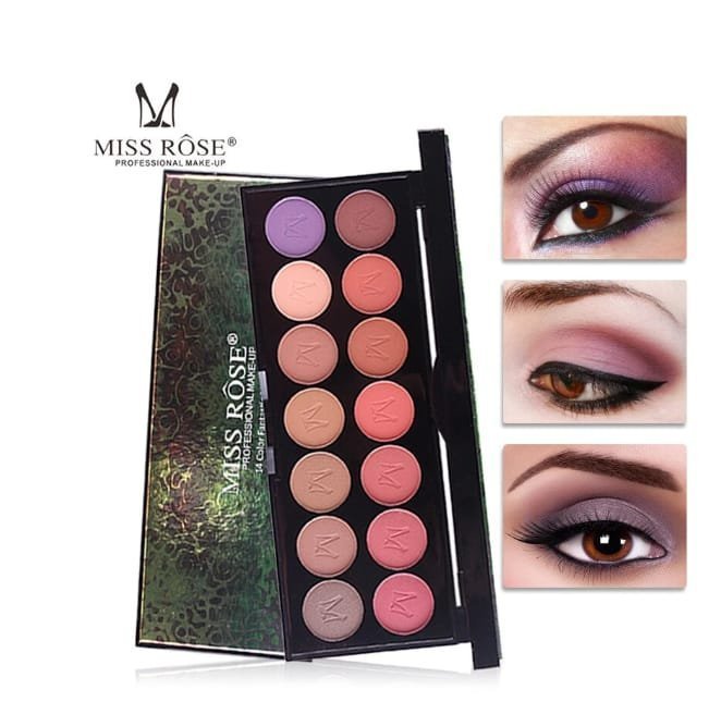 Miss Rose Matte Eye Shadow 14 Color - Image 2