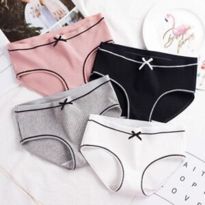 Ladies Penties, Breathable Soft Cotton Thong Panties Ladies Underwear