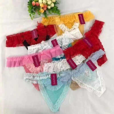Fancy  Girl underwear Lace Tee Shape - panties for girl