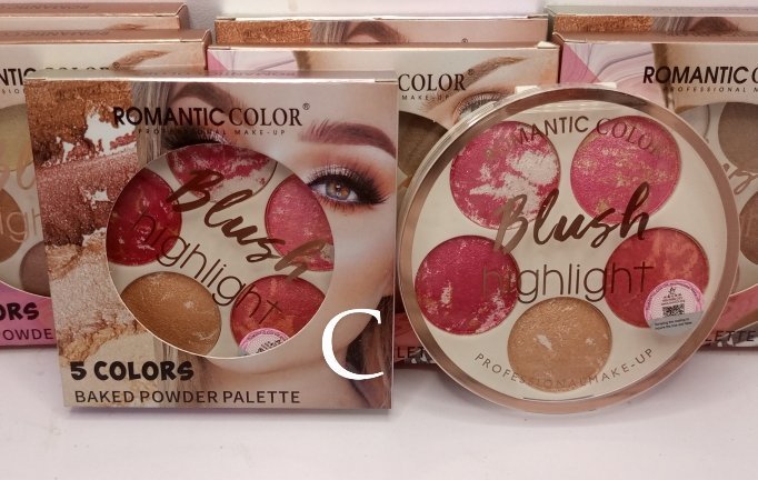 ROMANTIC COLOR 5 COLOUR HIGHLIGHTER - Image 5