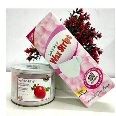 Soft Wax - Tin Pack 400 gm with 100 Strips Pack