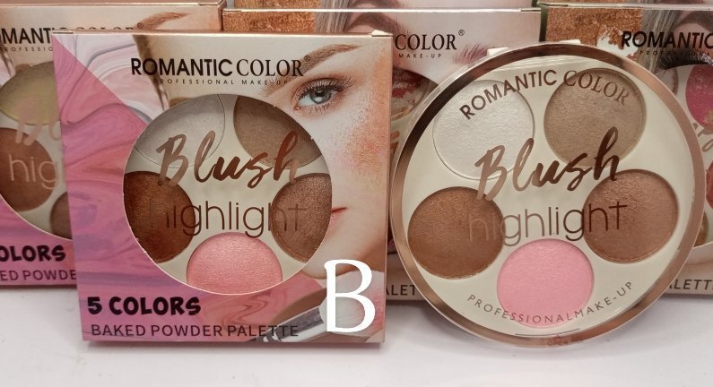 ROMANTIC COLOR 5 COLOUR HIGHLIGHTER - Image 4
