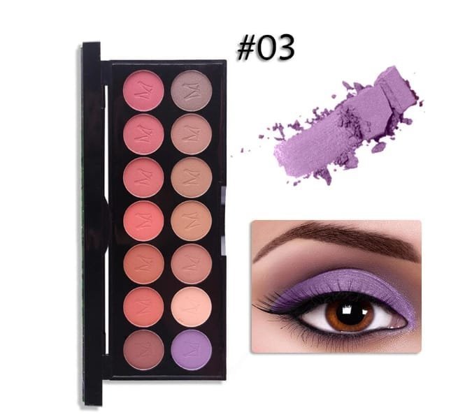 Miss Rose Matte Eye Shadow 14 Color - Image 7